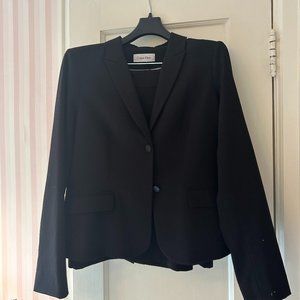 Black Calvin Klein Skirt Suit Size 14